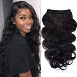 Load image into Gallery viewer, Morketic Body Wave Clip-Ins Hair Extensions Clip In Human Hair Extension 8 Pieces/Set