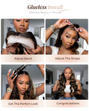 Load image into Gallery viewer, Balayage Highlight Color  Body Wave 6x5/13x4 Lace Front Human Hair Wig Free Part
