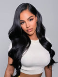 Load image into Gallery viewer, Natural Black Body Wave Wigs 13x6 Lace Front Human Hair Wigs Free Part