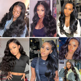Load image into Gallery viewer, Morketic Body Wave Clip-Ins Hair Extensions Clip In Human Hair Extension 8 Pieces/Set