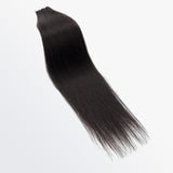 Load image into Gallery viewer, Morketic Premium Quality Straight Tape In Remy Hair Extensions #1B Natural Black