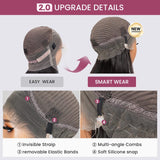 Load image into Gallery viewer, Deep Wave Natural Black 360 Lace Frontal Human Hair Wig Free Part