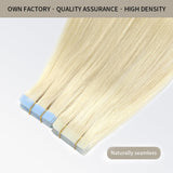 Load image into Gallery viewer, Morketic Seamless Injected Hand-Tied Invisible Tape In Hair Extension 20Pcs Virgin Human Hair