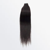 Load image into Gallery viewer, Morketic Premium Quality Straight Tape In Remy Hair Extensions #1B Natural Black