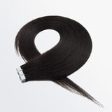 Load image into Gallery viewer, Morketic Premium Quality Straight Tape In Remy Hair Extensions #1B Natural Black
