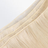 Load image into Gallery viewer, Morketic 18-24 Inches Ultra Thin Straight Genius Weft Light #613 Lightest Blonde