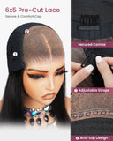 Load image into Gallery viewer, Wand Curls Natural Black Glueless 13x4/6x5 Pre-cut Lace Front Human Hair Wigs