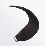Load image into Gallery viewer, Morketic Premium Quality Straight Tape In Remy Hair Extensions #1B Natural Black