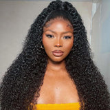 Load image into Gallery viewer, Morketic M-Cap Kinky Curly Wear Go Wigs Bleached Knots Pre Cut 9x6 HD Lace Glueless Human Hair Wigs For Women