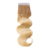 Load image into Gallery viewer, Morketic 613 Blonde Bundles With Closure Brazilian Body Wave Human Hair Weave Bundles With Closure