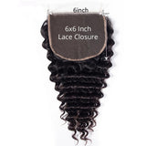 Load image into Gallery viewer, Morketic 6x6 Curly Closure Remy Human Hair
