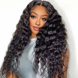Load image into Gallery viewer, Morketic M-Cap Kinky Curly Wear Go Wigs Bleached Knots Pre Cut 9x6 HD Lace Glueless Human Hair Wigs For Women