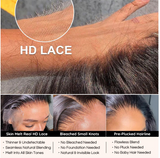 Load image into Gallery viewer, Jerry Curly Natural Black 13x4 HD Lace Frontal Double Drawn Human Hair Wig