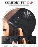 Load image into Gallery viewer, Glueless Natural Black Wavy Blowout 6x5 Pre-Cut Lace Human Hair Wigs