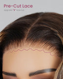 Load image into Gallery viewer, 【Limited Design】 Highlight Colored Loose Body Wave Natural Black Glueless Pre-Cut 6x5 Lace Double Drawn Human Hair Wig