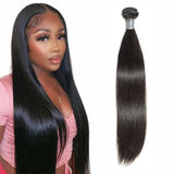 Load image into Gallery viewer, Morketic Unprocessed Virgin Malaysian Human Hair Natural Black 1Pcs Straight Bundle Deal