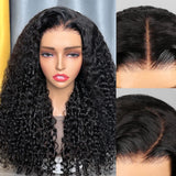 Load image into Gallery viewer, Morketic Deep Curly Natural Black Glueless 6x5 Pre-Cut Lace Human Hair Wig