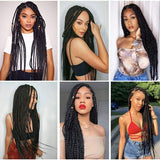 Load image into Gallery viewer, Morketic Straight Black Double Drawn 100 Virgin Human Hair No Weft For Braiding