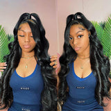 Load image into Gallery viewer, Morketic M-Cap Body Wave Wear Go Glueless Wigs Pre-plucked Pre Cut 9x6 HD Lace Bleached Tiny Knots Beginner Friendly