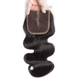 Load image into Gallery viewer, Morketic Brazilian Body Wave Swiss Lace Closure With Baby Hair Virgin Human Hair