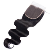 Load image into Gallery viewer, Morketic Indian Hair Body Wave 5x5 Lace Closure Free Part With Baby Hair Remy Human Hair Closure