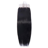 Load image into Gallery viewer, Morketic Indian Hair Straight 5x5 Lace Closure Free Part With Baby Hair Remy Human Hair Closure