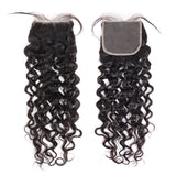 Load image into Gallery viewer, Morketic 5x5 Invisible Swiss Lace Closure Natural Black Remy Human Hair Free Part Closure With Baby Hair