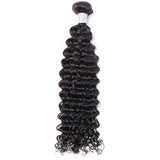 Load image into Gallery viewer, Morketic Natural Black Malaysian Curly Human Hair Weave Virgin Hair 1 Bundle Deal On Sale