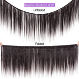 Load image into Gallery viewer, Morketic Long 4 Bundles With HD Frontal Straight Unprocessed Virgin Human Hair