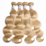 Load image into Gallery viewer, Morketic 613 Blonde Hair Weave Brazilian Body Wave Human Hair 4 Bundles