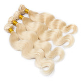 Load image into Gallery viewer, Morketic 613 Blonde Indian Body Wave Hair Human Hair Weave Weft 4 Bundles