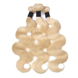 Load image into Gallery viewer, Morketic 613 Blonde Malaysian Human Hair Body Wave 3 Bundles