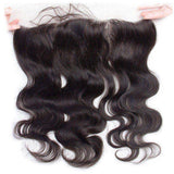 Load image into Gallery viewer, Morketic Body Wave HD Transparent 13x4 Pre Plucked Lace Frontal Closure With Baby Hair Black Brazilian Virgin Human Hair