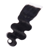Load image into Gallery viewer, Morketic Brazilian Body Wave 5x5 Swiss Lace Closure Free Part With Baby Hair Remy Human Hair Closure