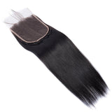 Load image into Gallery viewer, Morketic Indian Hair Straight 5x5 Lace Closure Free Part With Baby Hair Remy Human Hair Closure