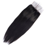 Load image into Gallery viewer, Morketic Indian Hair Straight 5x5 Lace Closure Free Part With Baby Hair Remy Human Hair Closure