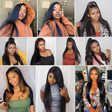 Load image into Gallery viewer, Morketic Indian Hair Straight 5x5 Lace Closure Free Part With Baby Hair Remy Human Hair Closure