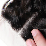 Load image into Gallery viewer, Morketic Hair Loose Wave Swiss Lace Closure With Baby Hair Malaysian Remy Human Hair