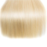 Load image into Gallery viewer, Morketic 613 Blonde Bundles With Closure Peruvian Straight Human Hair 3 Bundles With Closure
