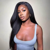 Load image into Gallery viewer, Morketic Yaki Straight Human Hair Weave 3 Bundles Virgin Real Human Hair Extensions for Women